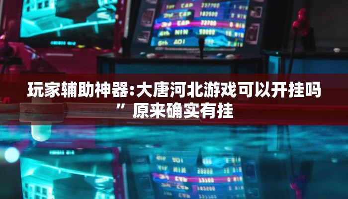 玩家辅助神器:大唐河北游戏可以开挂吗”原来确实有挂