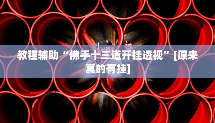 教程辅助“佛手十三道开挂透视”[原来真的有挂]