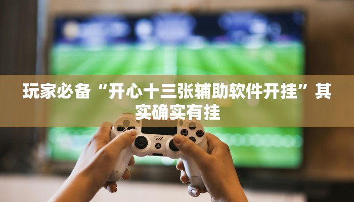 玩家必备“开心十三张辅助软件开挂”其实确实有挂