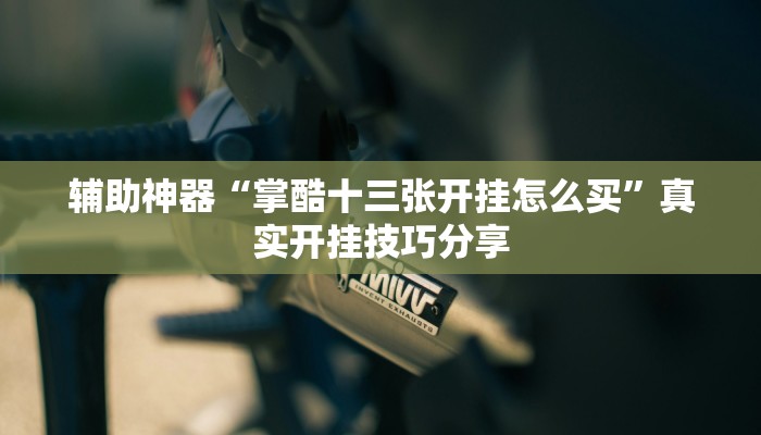 辅助神器“掌酷十三张开挂怎么买”真实开挂技巧分享