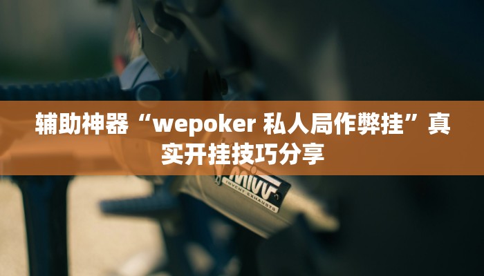 辅助神器“wepoker 私人局作弊挂”真实开挂技巧分享