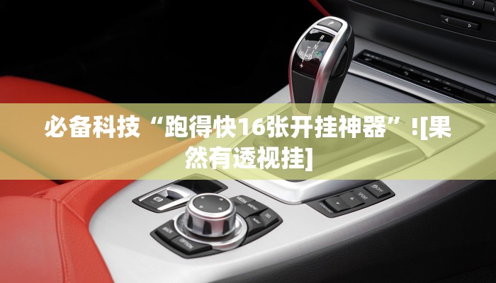 必备科技“跑得快16张开挂神器”![果然有透视挂]