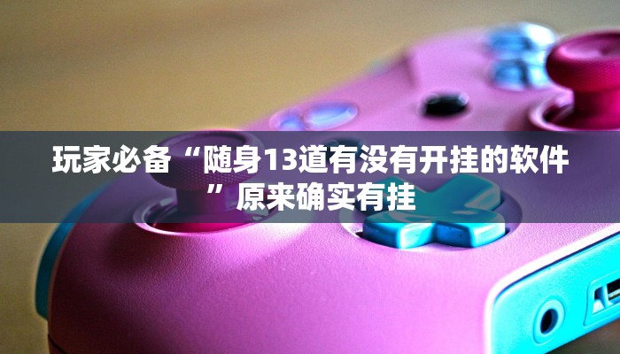 玩家必备“随身13道有没有开挂的软件”原来确实有挂 玩家必备“随身13道有没有开挂的软件”原来确实有挂