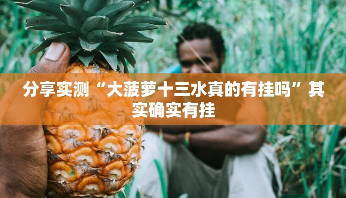 分享实测“大菠萝十三水真的有挂吗”其实确实有挂 分享实测“大菠萝十三水真的有挂吗”其实确实有挂