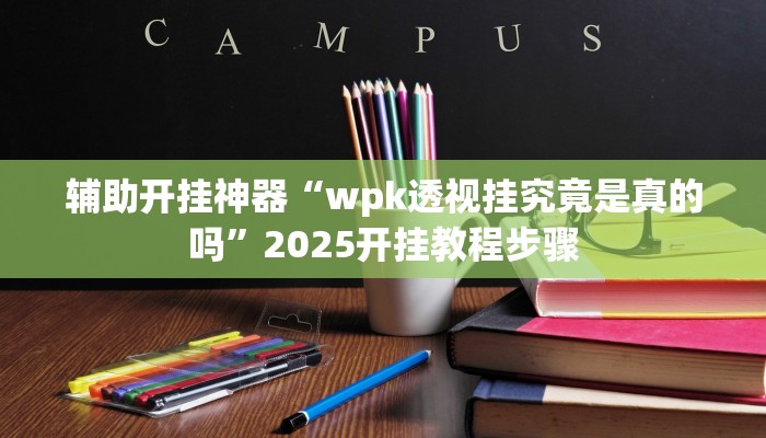 辅助开挂神器“wpk透视挂究竟是真的吗”2025开挂教程步骤
