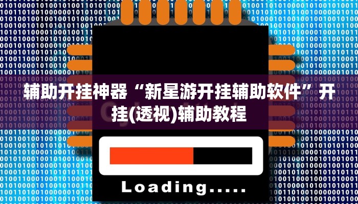 辅助开挂神器“新星游开挂辅助软件”开挂(透视)辅助教程